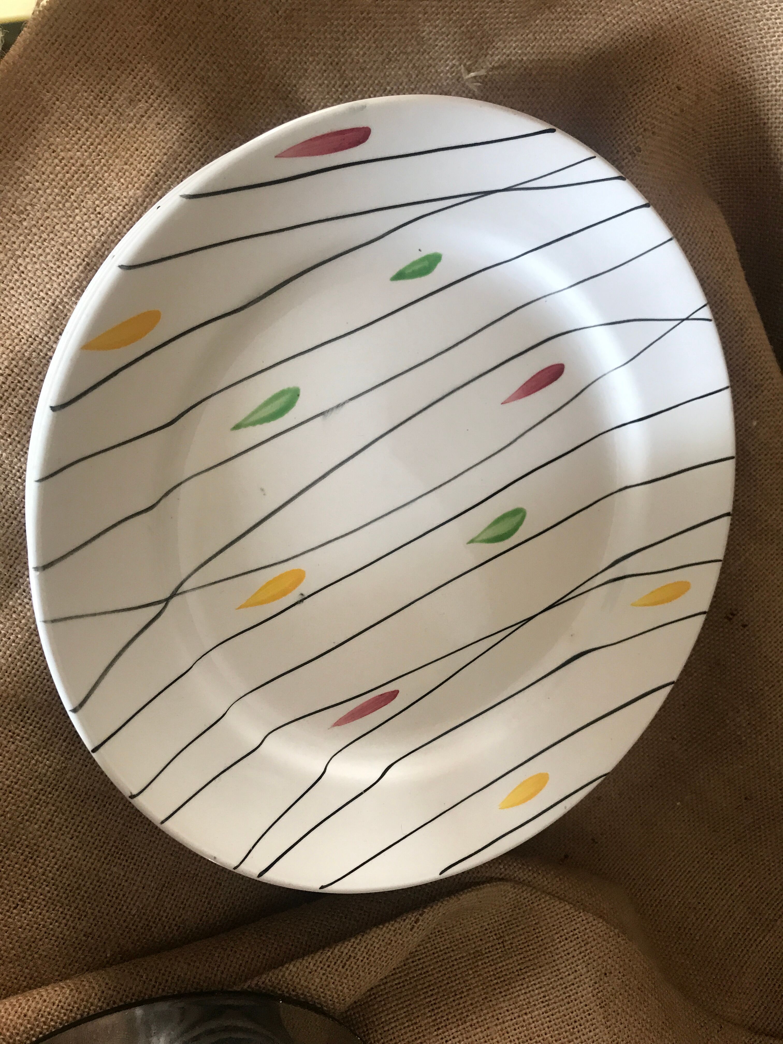 Lot of 8 longchamp vintage pop plates