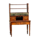 19th century flamed mahogany stepped desk