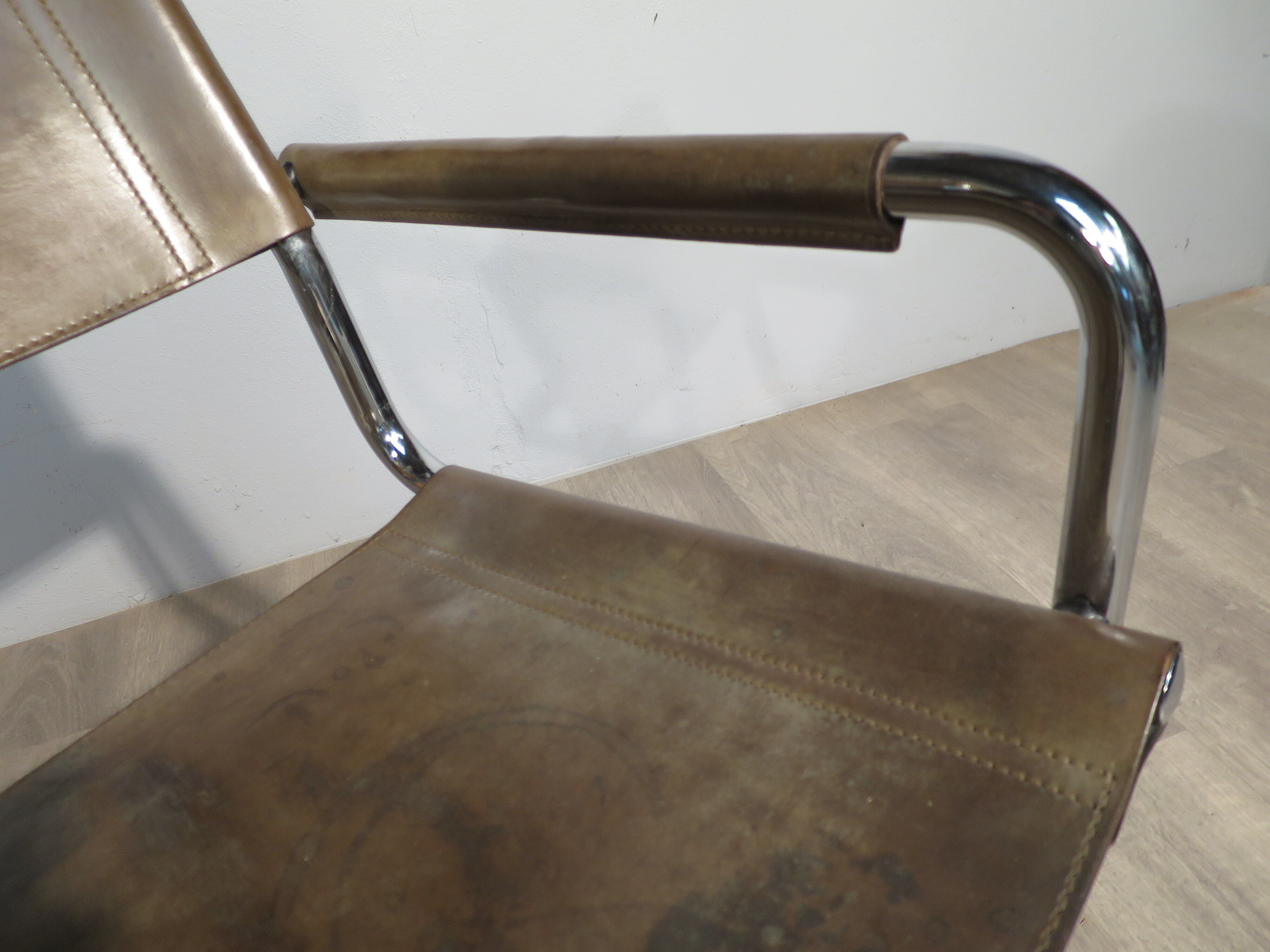 Leather chair MG5 Matteo Grassi
