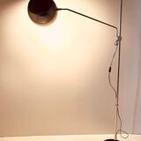 1960s space age chromed floor lamp, Italy 1960s