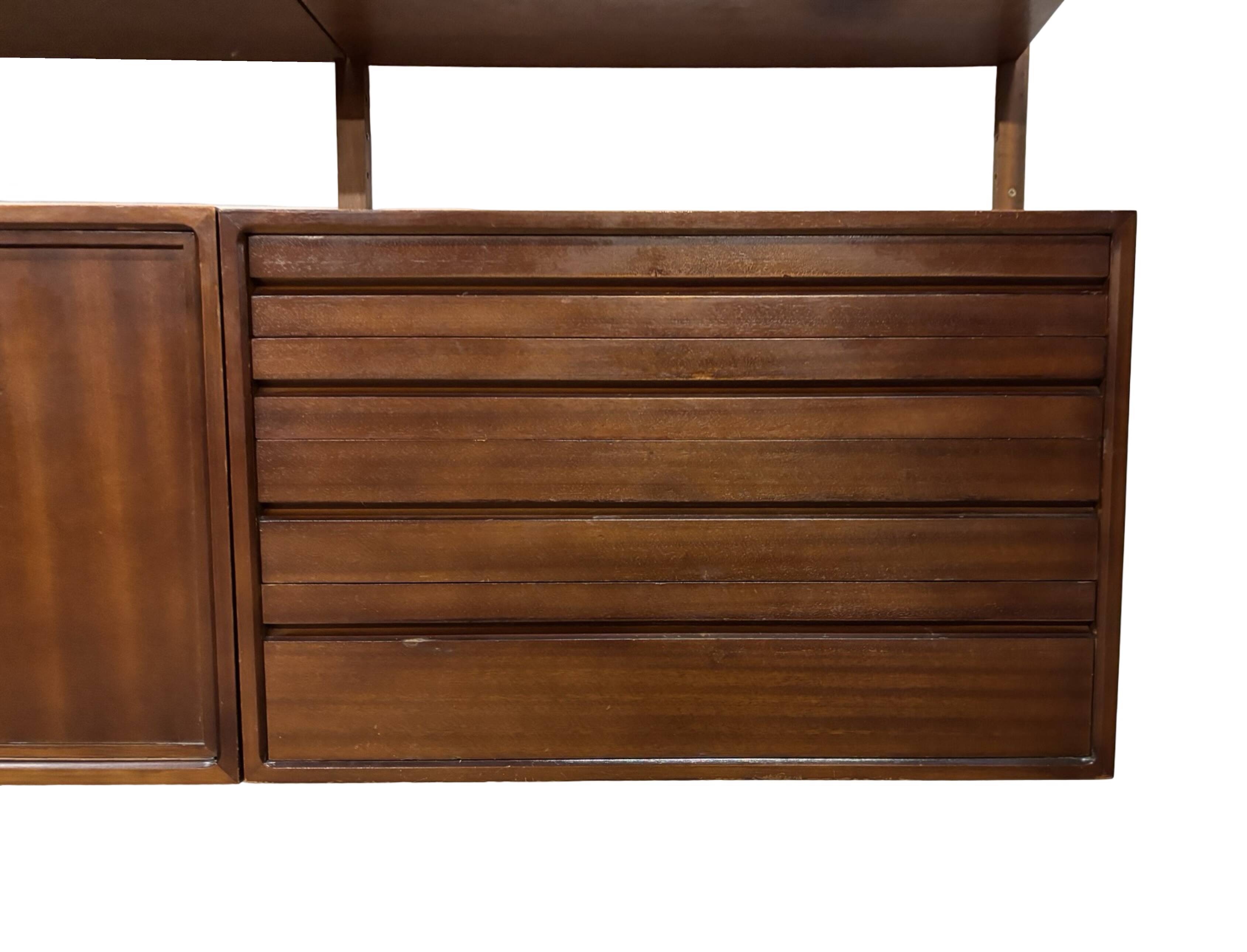 Vintage Poul Cadovius Royal System wall system wall unit