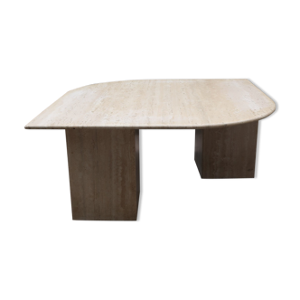90s travertine table