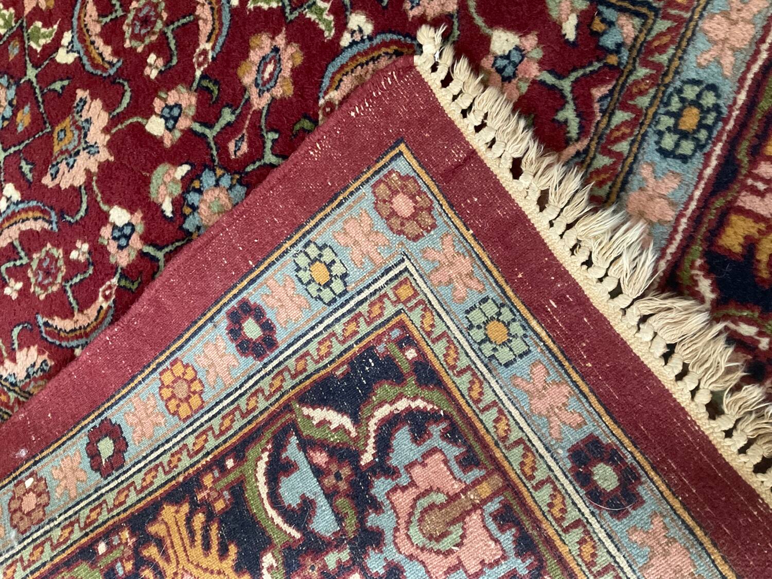 Vintage Persian woven wool rug 165x95