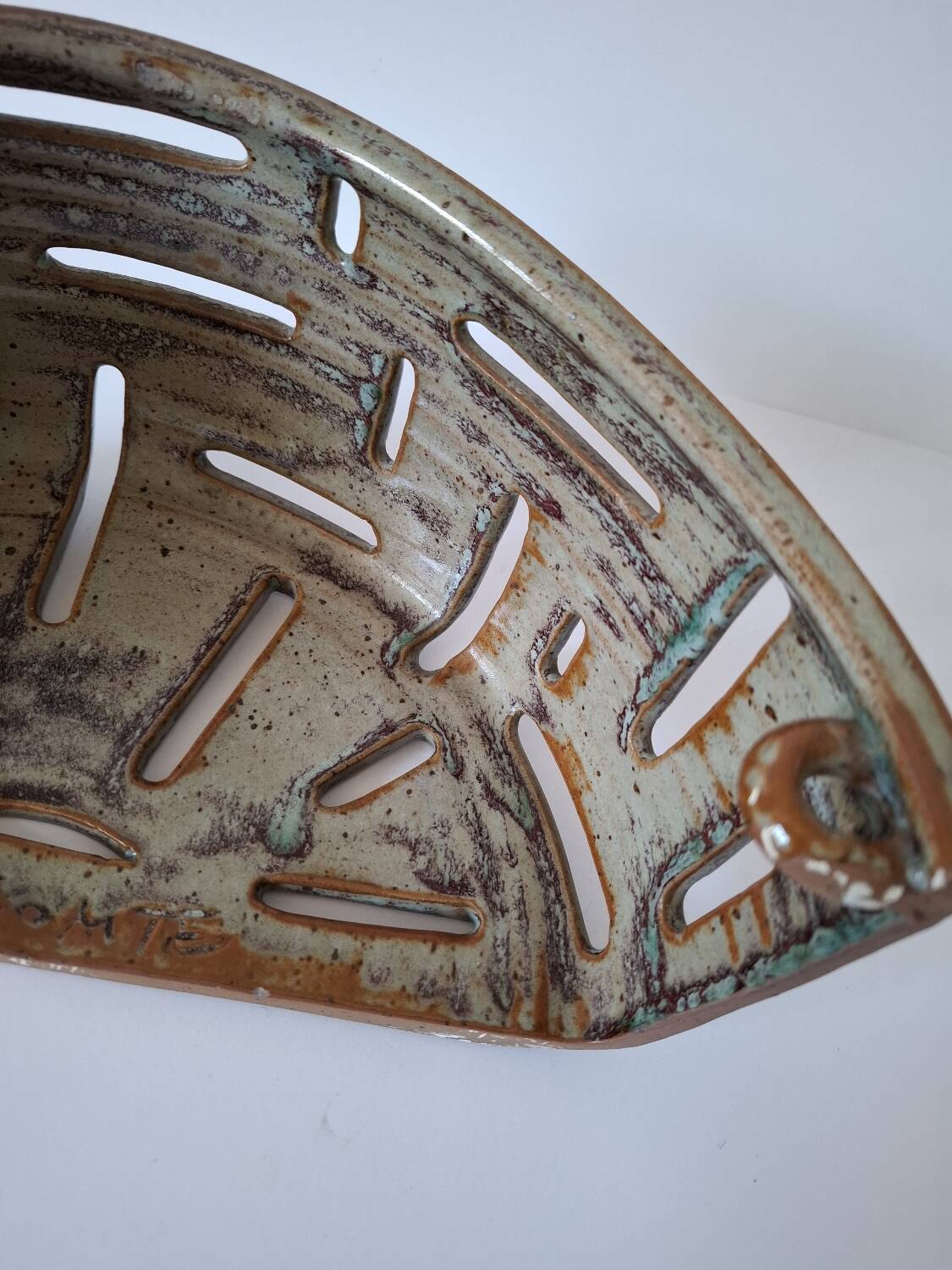 Ceramic wall light F.Comte