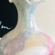 Vase arlequin couleurs pastels murano