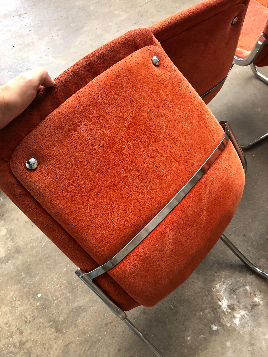 Vintage Willy Rizzo Chairs Circa 1970