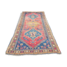 Tapis d'orient fait main de couloir caucasien ancien Kazak  3,09 x 1,52 m