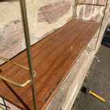 old industrial metal shelf Scandinavian shelf String 1960