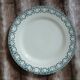 8 mismatched ironstone dinner plates