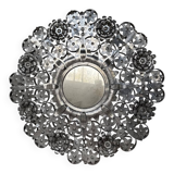 Vintage Mexican metal large mirror