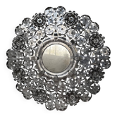 Vintage Mexican metal large mirror