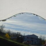Small white and grey wooden dressing table