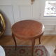 Side pedestal table