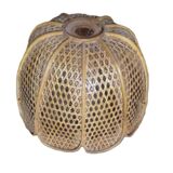 Rattan lampshade