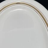 Plat ovale tour liseré doré Villeroy & Boch