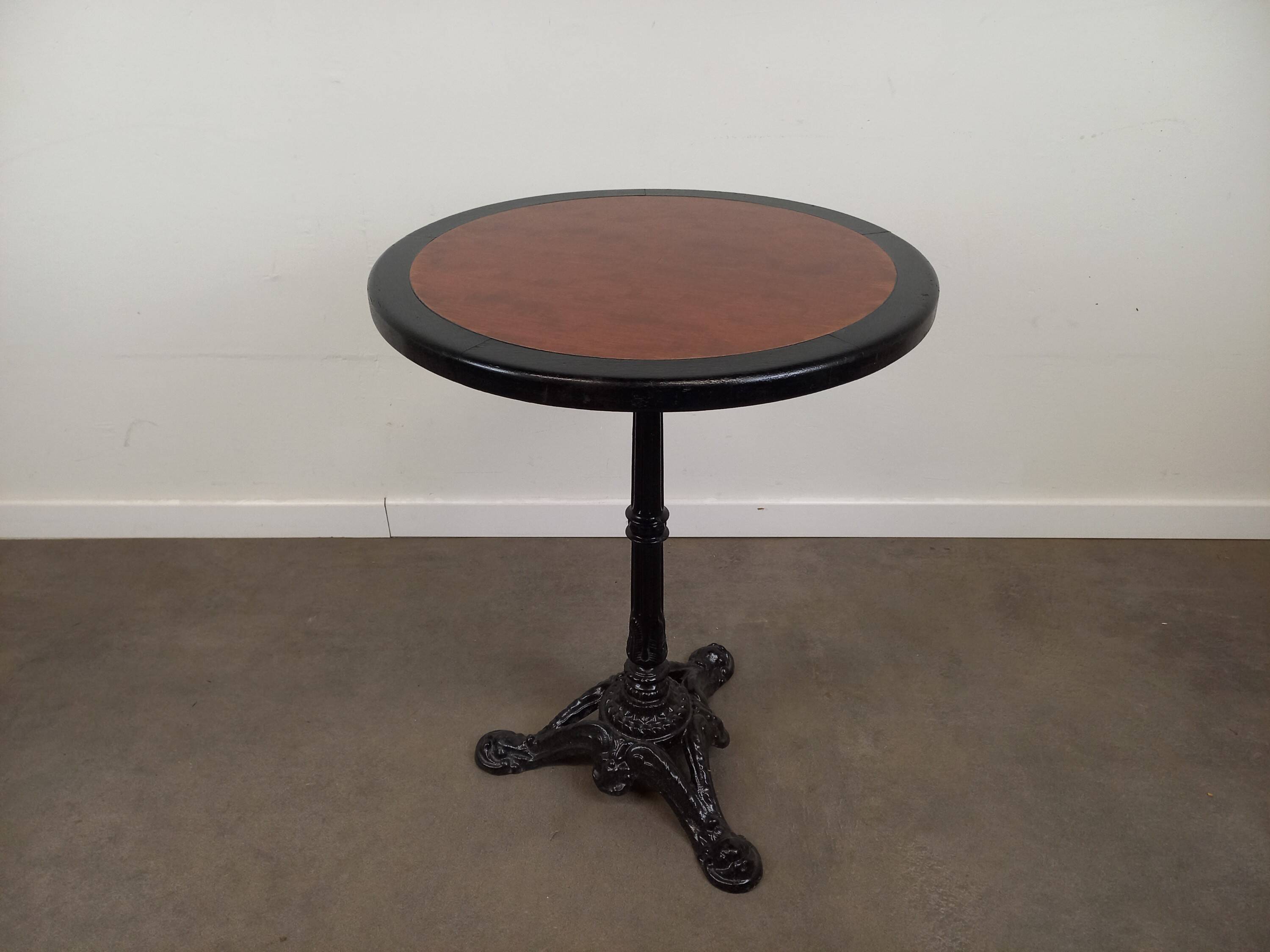 Parisian bistro pedestal table
