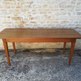 Oak table with two extensions
