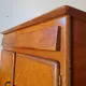 Art Deco buffet from the 1950s in oak and herringbone.