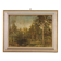 Italian painting signed and dated 1939 wooded landscape