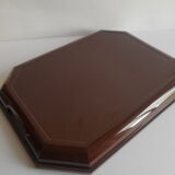 Octagonal tray with vintage faux scale effect