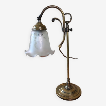 BRASS TULIP LAMP