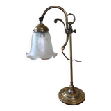 BRASS TULIP LAMP