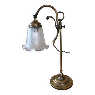 BRASS TULIP LAMP