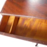Napoleon III dressing table with mirror in mahogany veneer