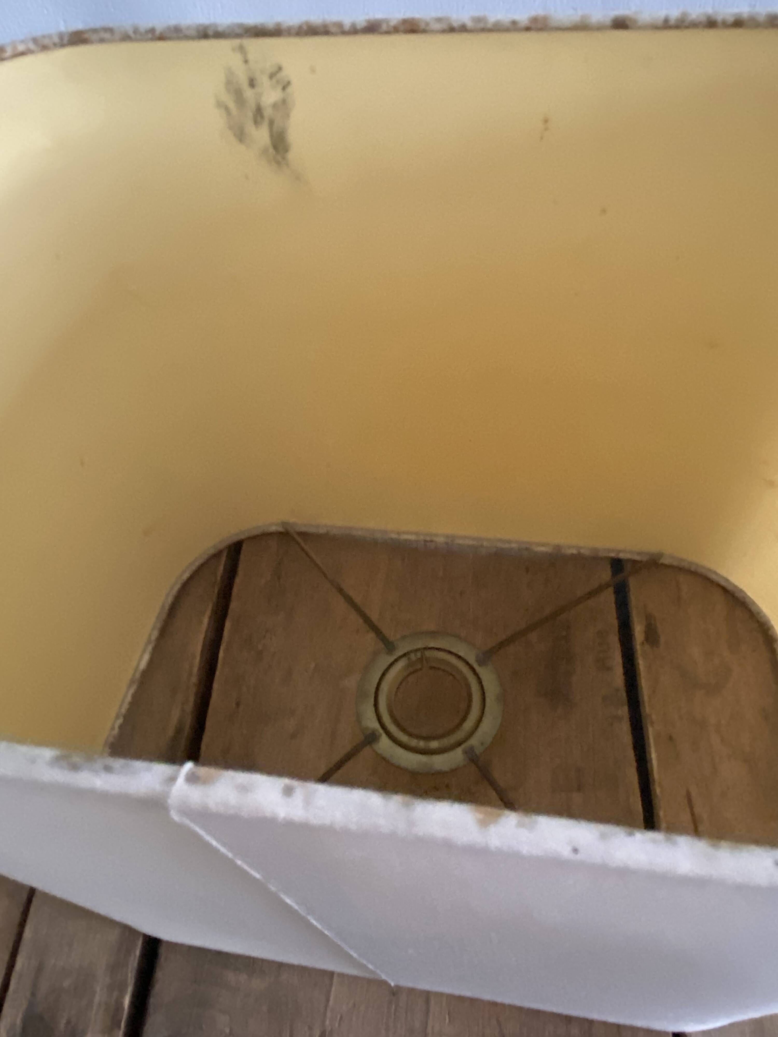 1970s lamp base, 2M fabric cable