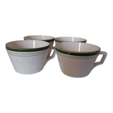 Lot 4 cups Digoin Sarreguemines