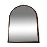 Old wooden mirror to stand