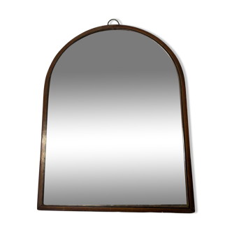 Old wooden mirror to stand