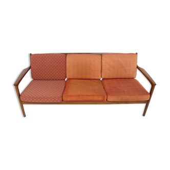 Scandinavian sofa 3 places "USA 75", Folke Ohlsson for DUX, Sweden, 1960