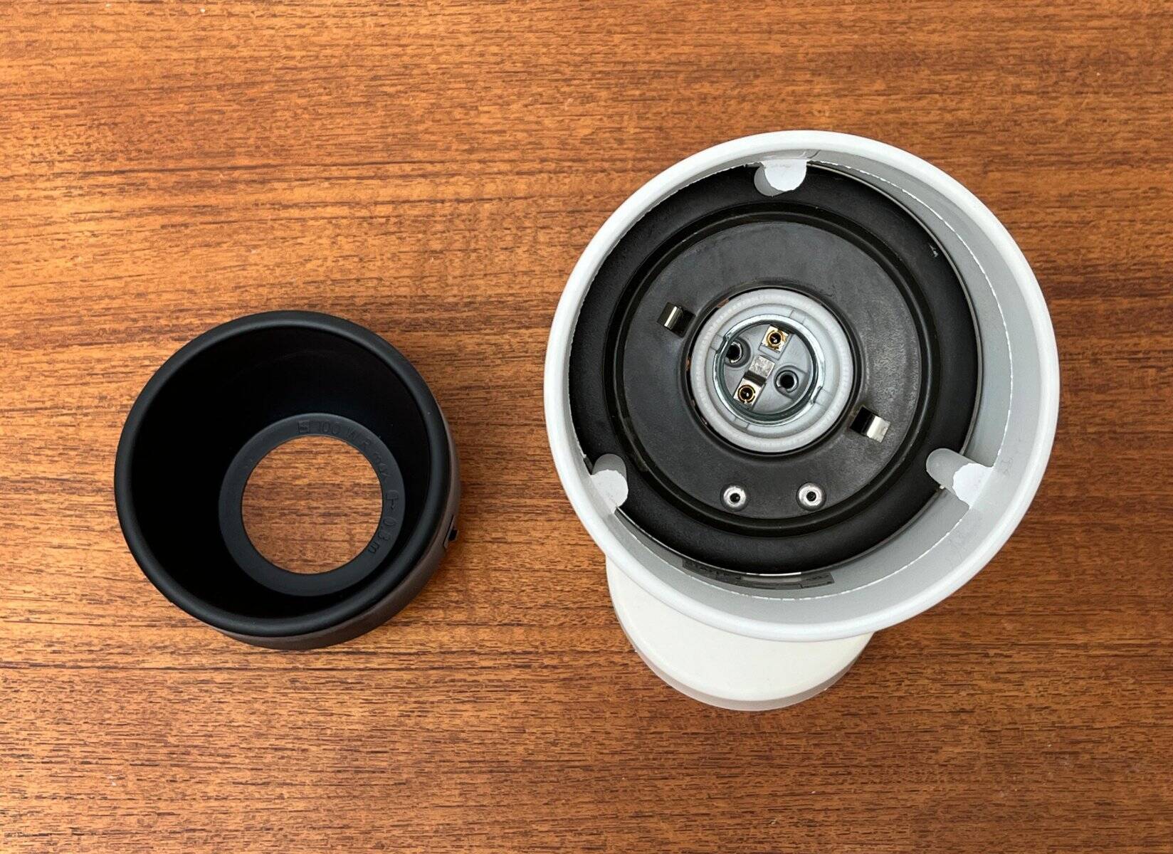 Mid-century German Space Age wall lamps or ceiling lights by Arnold Berges for Staff Leuchten, 1970s, set of 7.