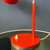 Lampe de bureau orange Hustadt Leuchten du milieu du siècle