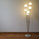 Italian Floor Lamp In Brass, Carrara and Opaline