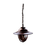 Glass and metal hanging lamp - Massive