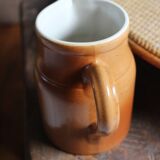 Digoin pitcher in vintage stoneware