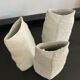 Trio of vintage porcelain vases
