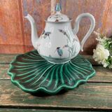 Vintage Vallauris green trivet