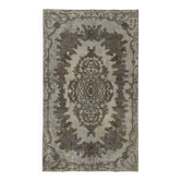 Tapis vintage en laine surteinte sculpté à la main 160 cm x 272 cm