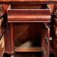 English commode or sideboard in mahogany