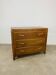Vintage 50s compass foot chest of drawers
