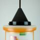 Art déco glass pendant light airbrush 1920s 30s avantgarde design