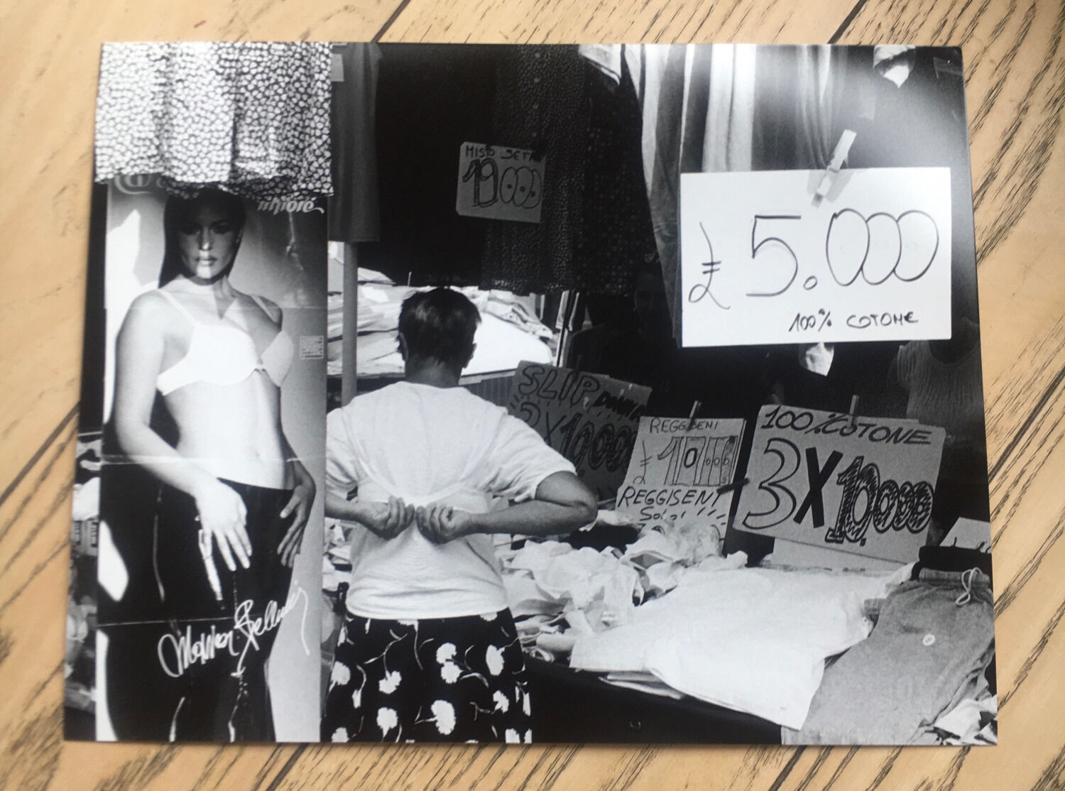 Photography and vintage lingerie, nineties