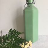 Green hexagonal sandstone bottle