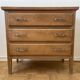 Natural wood chest of drawers