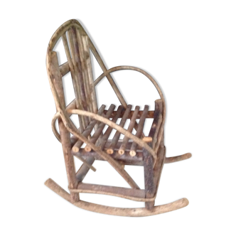 Rocking chair brutaliste