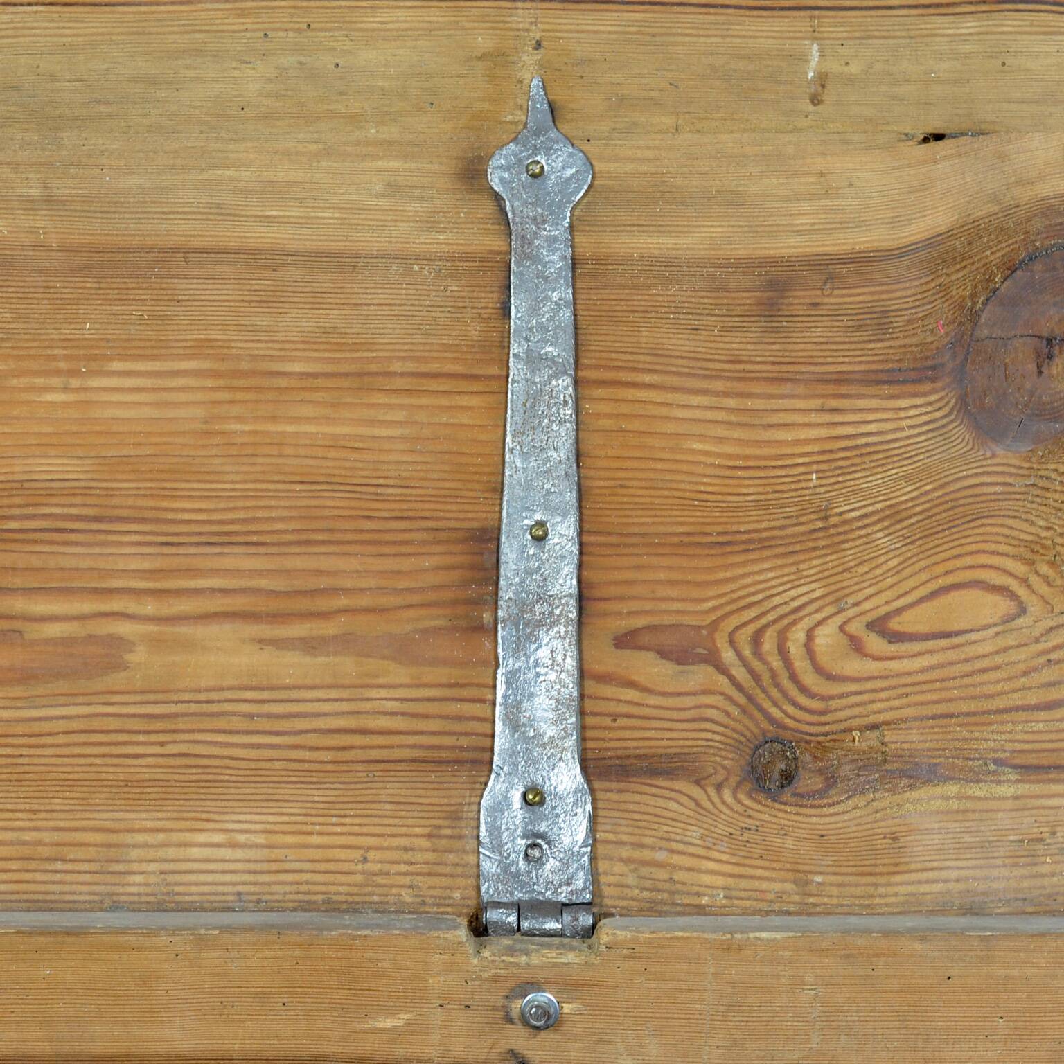 Folk art wedding chest from 1849