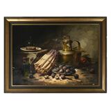 19th century still life by Alfred Arthur Brunel de Neuville